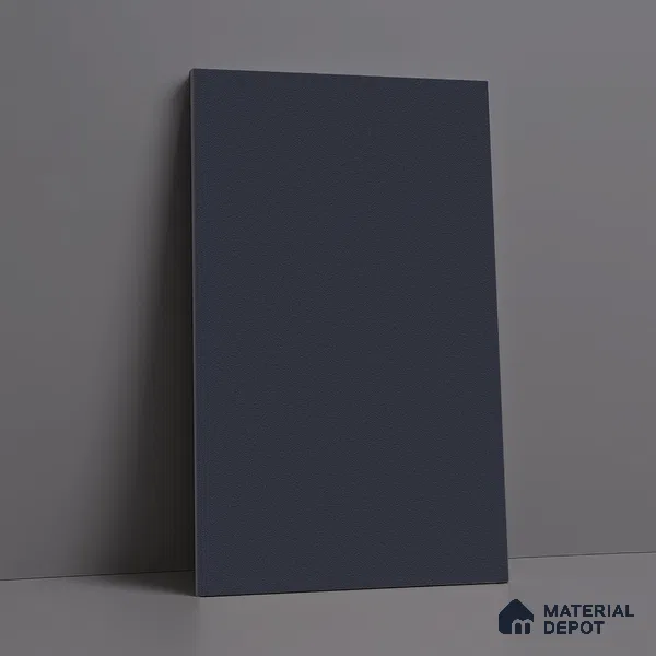 LM 21070 I Deep Slate Blue Solid Color Suede Finish 8 ft x 4 ft Decorative Laminate - 1 mm | Suitable for Living Room, Kitchen, Office