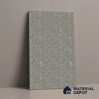 Patterned Look LM 21106 Satin Botanical Leaf Super Matte Finish 8 ft x 4 ft Decorative Laminate - 1 mm | Suitable for Bedroom, TV Unit, Wardrobe