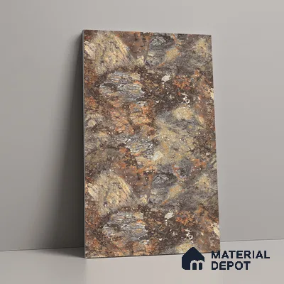 Stone Look LM 21112 D Volcanic Burst Lime Stone Texture Finish 8 ft x 4 ft Decorative Laminate - 1 mm | Suitable for TV Unit, Wardrobe, Kitchen Cabinets