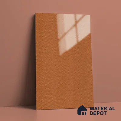 Wooden Look LM 21116 B Zebrano Ridge Wooden High Gloss Finish 8 ft x 4 ft Decorative Laminate - 1 mm | Suitable for TV Unit, Wardrobe, Kitchen Cabinets
