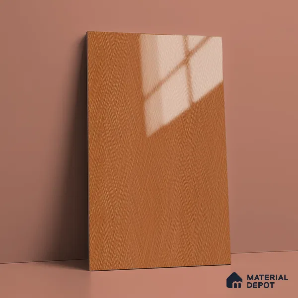 Wooden Look LM 21116 B Zebrano Ridge Wooden High Gloss Finish 8 ft x 4 ft Decorative Laminate - 1 mm | Suitable for TV Unit, Wardrobe, Kitchen Cabinets