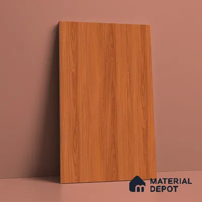 Wooden Look LM 21117 C Saffron Wood Zig Wave Texture Finish 8 ft x 4 ft Decorative Laminate - 1 mm | Suitable for TV Unit, Wardrobe, Kitchen Cabinets