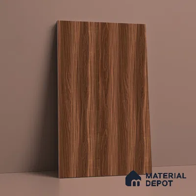Wooden Look LM 21118 E Castano Rich Wooden Suede Finish 8 ft x 4 ft Decorative Laminate - 1 mm | Suitable for TV Unit, Wardrobe, Kitchen Cabinets