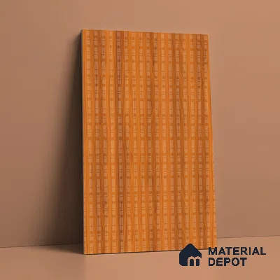 Patterned Look LM 21119 B Classic Timber Cube Texture Finish 8 ft x 4 ft Decorative Laminate - 1 mm | Suitable for Bedroom, TV Unit, Wardrobe