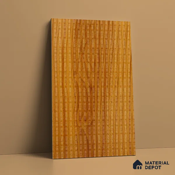 Patterened Look LM 21120 Golden Elm Cube Texture Finish 8 ft x 4 ft Decorative Laminate - 1 mm | Suitable for Bedroom, TV Unit, Wardrobe