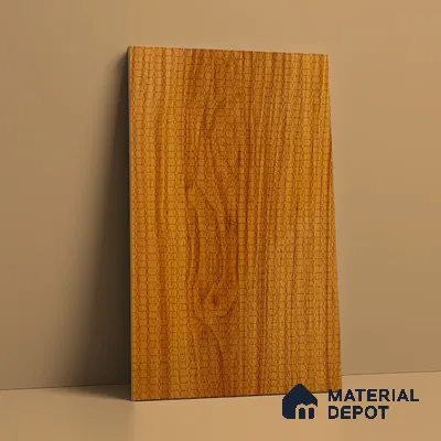 Wooden Look LM 21120 C Golden Elm Prism Path Texture Finish 8 ft x 4 ft Decorative Laminate - 1 mm | Suitable for TV Unit, Wardrobe, Kitchen Cabinets