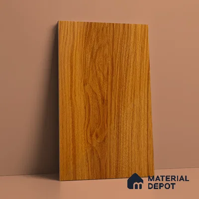 Wooden Look LM 21120 H Golden Elm Zig Wave Texture Finish 8 ft x 4 ft Decorative Laminate - 1 mm | Suitable for TV Unit, Wardrobe, Kitchen Cabinets