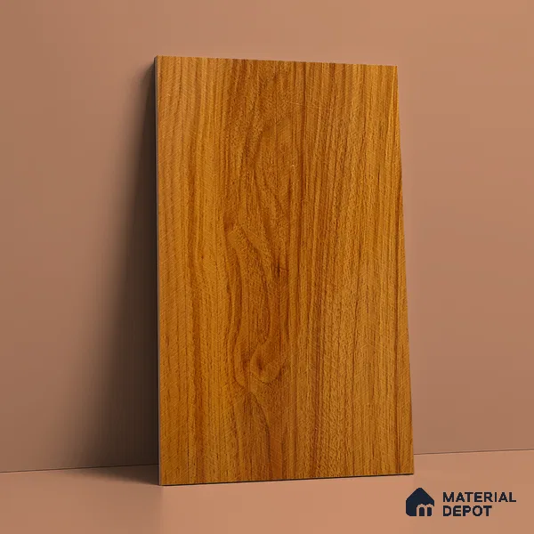 Wooden Look LM 21120 H Golden Elm Zig Wave Texture Finish 8 ft x 4 ft Decorative Laminate - 1 mm | Suitable for TV Unit, Wardrobe, Kitchen Cabinets