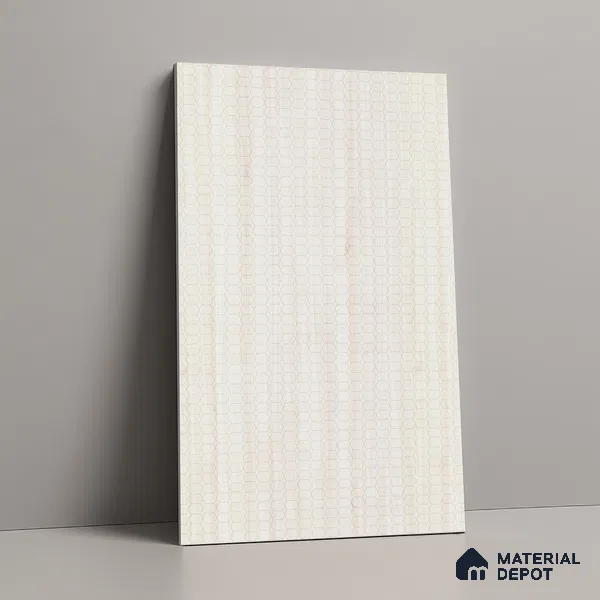 Patterened Look LM 21121 B Vanilla Timber Prism Path Texture Finish 8 ft x 4 ft Decorative Laminate - 1 mm | Suitable for Bedroom, TV Unit, Wardrobe