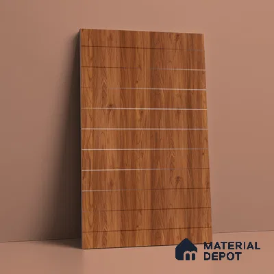 Wooden Look LM 21126 D Terranova Grain Rainy Ash Texture Finish 8 ft x 4 ft Decorative Laminate - 1 mm | Suitable for TV Unit, Wardrobe, Kitchen Cabinets