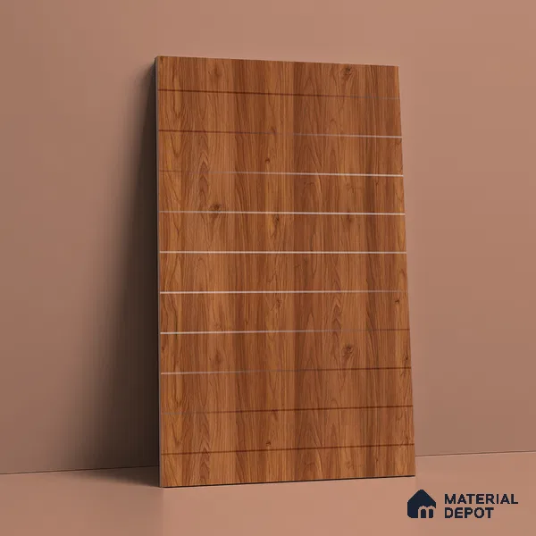 Wooden Look LM 21126 D Terranova Grain Rainy Ash Texture Finish 8 ft x 4 ft Decorative Laminate - 1 mm | Suitable for TV Unit, Wardrobe, Kitchen Cabinets