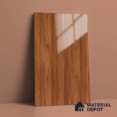 Wooden Look LM 21126 E Terranova Grain Wooden High Gloss Finish 8 ft x 4 ft Decorative Laminate - 1 mm | Suitable for TV Unit, Wardrobe, Kitchen Cabinets