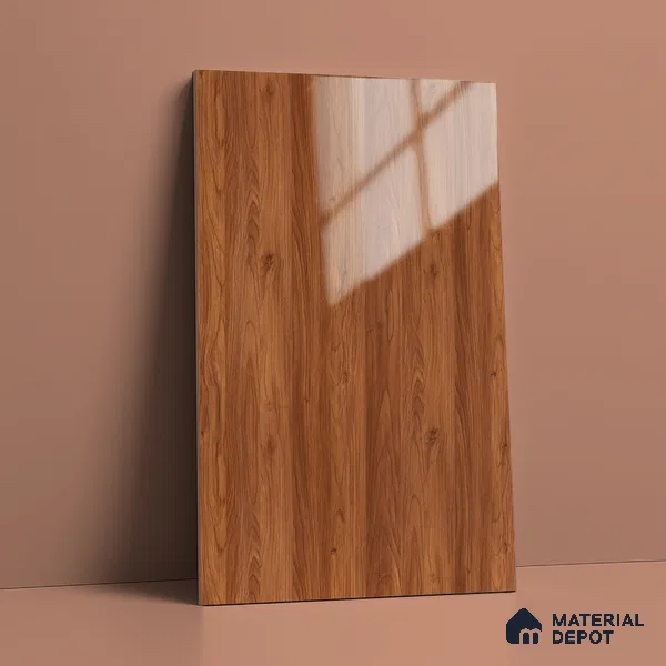 Wooden Look LM 21126 E Terranova Grain Wooden High Gloss Finish 8 ft x 4 ft Decorative Laminate - 1 mm | Suitable for TV Unit, Wardrobe, Kitchen Cabinets