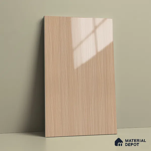 Wooden Look LM 21127 C Pavona Mist Wooden High Gloss Finish 8 ft x 4 ft Decorative Laminate - 1 mm | Suitable for TV Unit, Wardrobe, Kitchen Cabinets