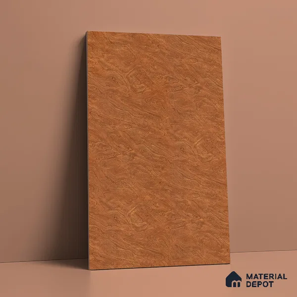 Wooden Look LM 21128 Autumn Ridge Regal Walnut Texture Finish 8 ft x 4 ft Decorative Laminate - 1 mm | Suitable for TV Unit, Wardrobe, Kitchen Cabinets