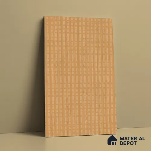Patterned Look LM 21129 B Honey Wood Cube Texture Finish 8 ft x 4 ft Decorative Laminate - 1 mm | Suitable for Bedroom, TV Unit, Wardrobe