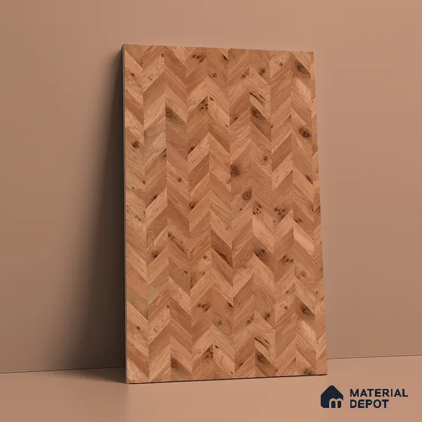 Wooden Look LM 21130 Wanut Weave Regal Walnut Texture Finish 8 ft x 4 ft Decorative Laminate - 1 mm | Suitable for TV Unit, Wardrobe, Kitchen Cabinets