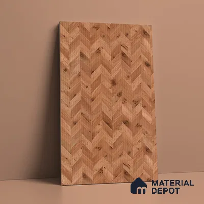 Pattern Fluted Look LM 21130 B Wanut Weave Fine Texture Finish 8 ft x 4 ft Decorative Laminate - 1 mm | Suitable for TV Unit, Wardrobe, Kitchen Cabinets