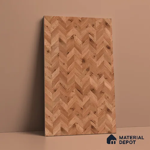 Pattern Fluted Look LM 21130 B Wanut Weave Fine Texture Finish 8 ft x 4 ft Decorative Laminate - 1 mm | Suitable for TV Unit, Wardrobe, Kitchen Cabinets