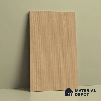 Wooden Fluted Look LM 21133 Granello Oak Light Fine Texture Finish 8 ft x 4 ft Decorative Laminate - 1 mm | Suitable for TV Unit, Wardrobe, Kitchen Cabinets