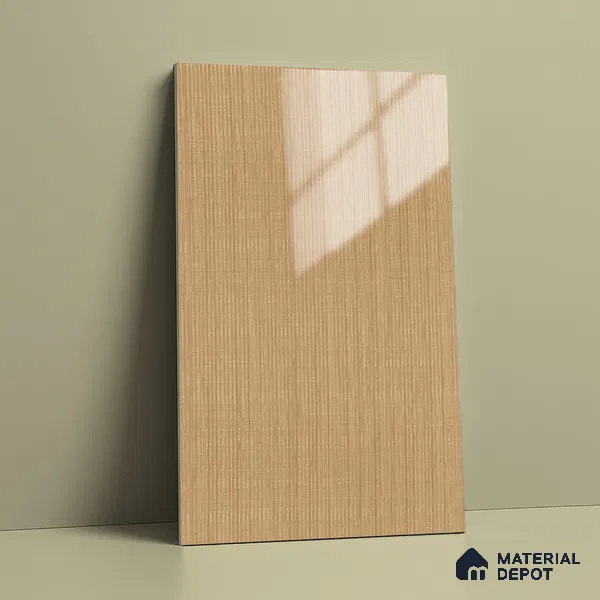 Wooden Look LM 21133 B Granello Oak Light Wooden High Gloss Finish 8 ft x 4 ft Decorative Laminate - 1 mm | Suitable for TV Unit, Wardrobe, Kitchen Cabinets