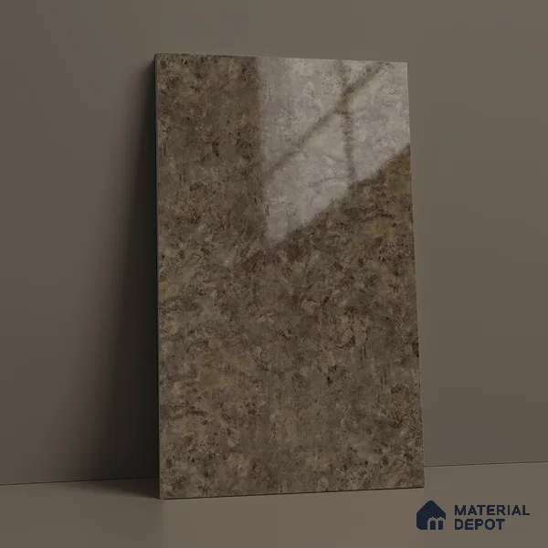 Stone Look LM 18764 Caramel Calacatta 8 ft x 4 ft Texture Finish Decorative Laminate - 1 mm | Suitable for TV Unit, Wardrobe, Kitchen Cabinets