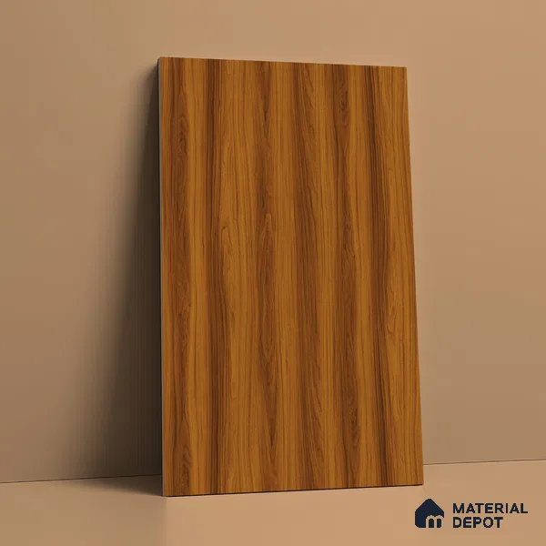 Wooden Look LM 18774 Honey Hazelnut 8 ft x 4 ft Texture Finish Decorative Laminate - 1 mm | Suitable for TV Unit, Wardrobe, Kitchen Cabinets