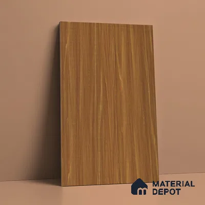 Wooden Fluted Look LM 18781 Rustic Honey 8 ft x 4 ft Texture Finish Decorative Laminate - 1 mm | Suitable for TV Unit, Wardrobe, Kitchen Cabinets