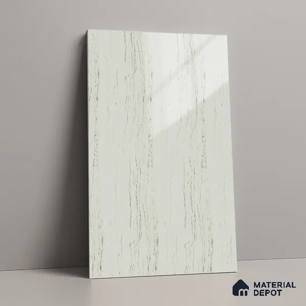 LM 20142 Makrana Albeta Marble 8 ft x 4 ft Texture Finish Decorative Laminate - 1 mm | Suitable for TV Unit, Wardrobe, Kitchen Cabinets