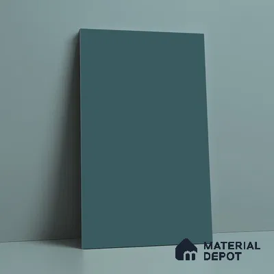 LM 20153 Steel Blue 8 ft x 4 ft Zero Soft Touch Finish Decorative Laminate - 1 mm | Suitable for TV Unit, Wardrobe, Kitchen Cabinets