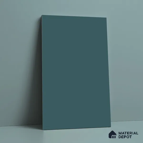 LM 20153 Steel Blue 8 ft x 4 ft Zero Soft Touch Finish Decorative Laminate - 1 mm | Suitable for TV Unit, Wardrobe, Kitchen Cabinets