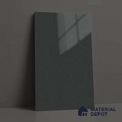 LM 21469 GraPhite Grey 8 ft x 4 ft Glossy Finish Decorative Laminate - 1 mm | Suitable for Living Room, Kitchen, Office
