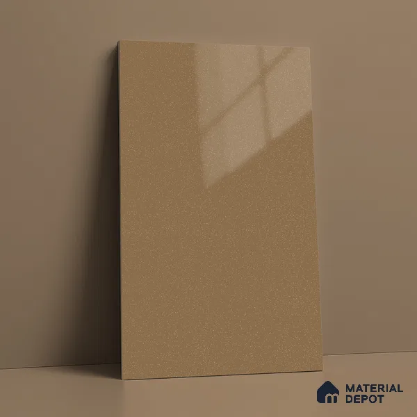 LM 21474 Sunset Gold 8 ft x 4 ft Glossy Finish Decorative Laminate - 1 mm | Suitable for Living Room, Kitchen, Office