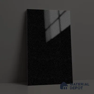 LM 21541 Black 8ft x 4ft Texture Finish Decorative Laminate - 1 mm | Suitable for TV Unit, Wardrobe, Kitchen Cabinets