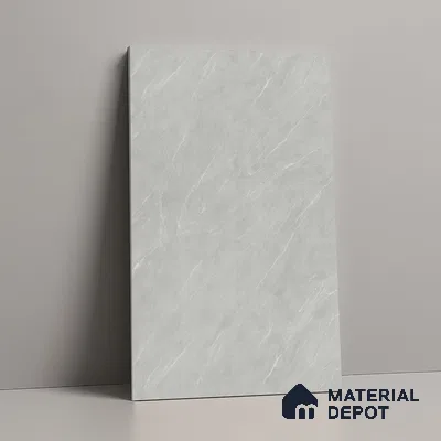 Stone Look LM 21549 Silver Venetion 8ft x 4ft Texture Finish Decorative Laminate - 1 mm | Suitable for TV Unit, Wardrobe, Kitchen Cabinets