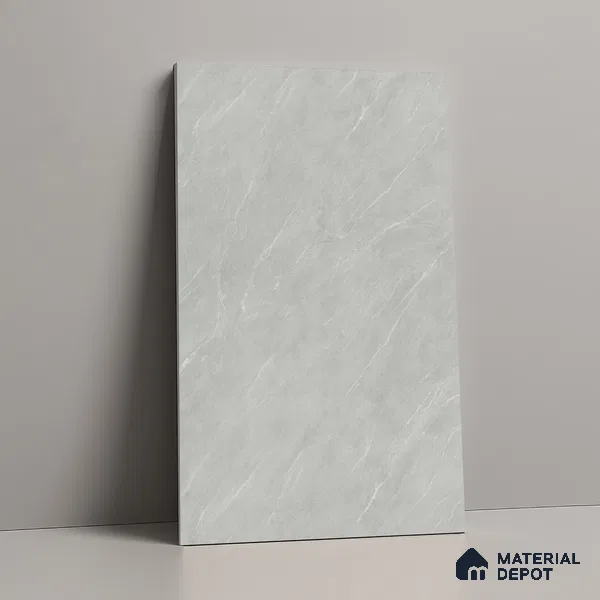 Stone Look LM 21549 Silver Venetion 8ft x 4ft Texture Finish Decorative Laminate - 1 mm | Suitable for TV Unit, Wardrobe, Kitchen Cabinets
