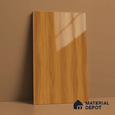 Wooden Look LM 21554 Toasted Hazelnut 8ft x 4ft Texture Finish Decorative Laminate - 1 mm | Suitable for TV Unit, Wardrobe, Kitchen Cabinets
