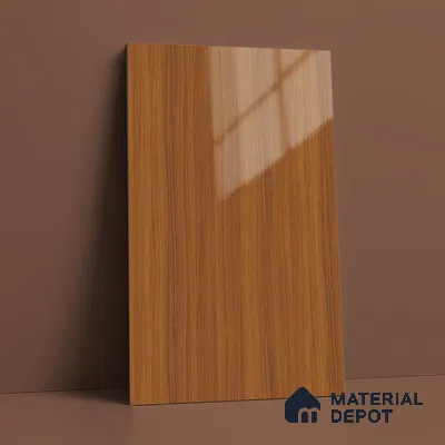 Wooden Look LM 21558 Terracotta Chery 8ft x 4ft Texture Finish Decorative Laminate - 1 mm | Suitable for TV Unit, Wardrobe, Kitchen Cabinets