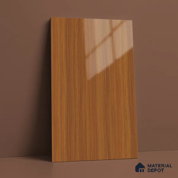 Wooden Look LM 21558 Terracotta Chery 8ft x 4ft Texture Finish Decorative Laminate - 1 mm | Suitable for TV Unit, Wardrobe, Kitchen Cabinets