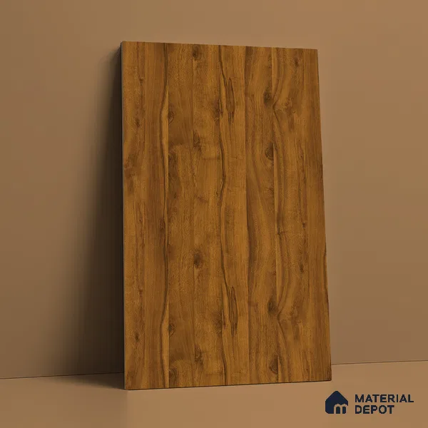 Wooden Look LM 21573 Tangerine Maple 8ft x 4ft Texture Finish Decorative Laminate - 1 mm | Suitable for TV Unit, Wardrobe, Kitchen Cabinets