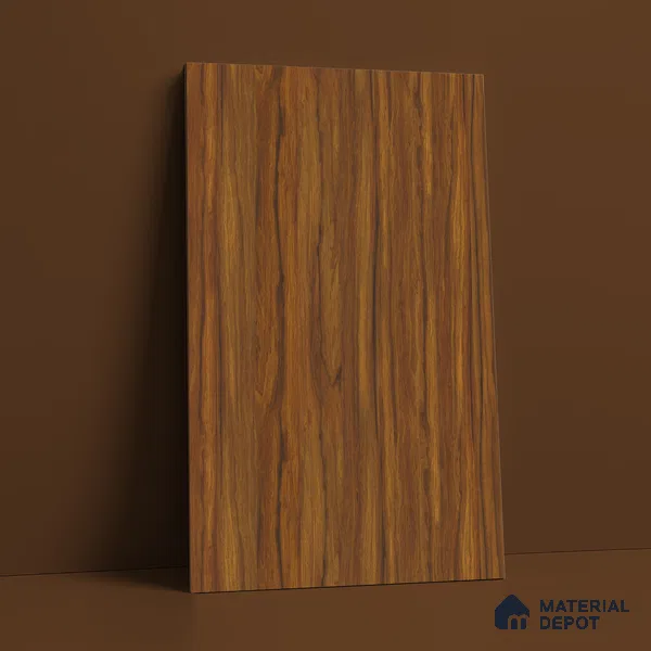 Wooden Look LM 21576 Burgundy Cherry 8ft x 4ft Texture Finish Decorative Laminate - 1 mm | Suitable for TV Unit, Wardrobe, Kitchen Cabinets