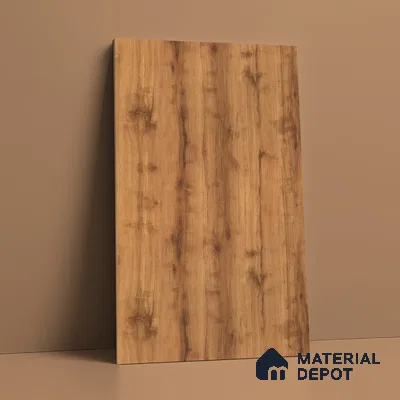 Wooden Look LM 21580 Natural Teak 8ft x 4ft Texture Finish Decorative Laminate - 1 mm | Suitable for TV Unit, Wardrobe, Kitchen Cabinets
