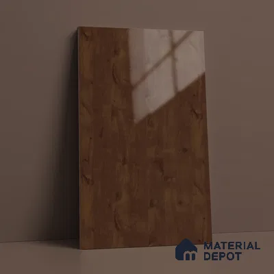 Wooden Look LM 21592 Glowing Oak 8ft x 4ft High Gloss Finish Decorative Laminate - 1 mm | Suitable for TV Unit, Wardrobe, Kitchen Cabinets