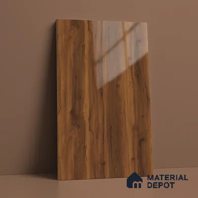 Wooden Look LM 21594 Splendid Oak 8ft x 4ft High Gloss Finish Decorative Laminate - 1 mm | Suitable for TV Unit, Wardrobe, Kitchen Cabinets