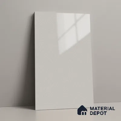 LM 21596 Master White 8ft x 4ft High Gloss Finish Decorative Laminate - 1 mm | Suitable for Living Room, Kitchen, Office