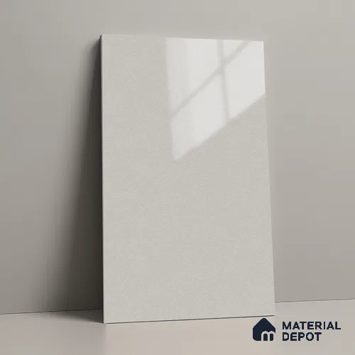 LM 21596 Master White 8ft x 4ft High Gloss Finish Decorative Laminate - 1 mm | Suitable for Living Room, Kitchen, Office