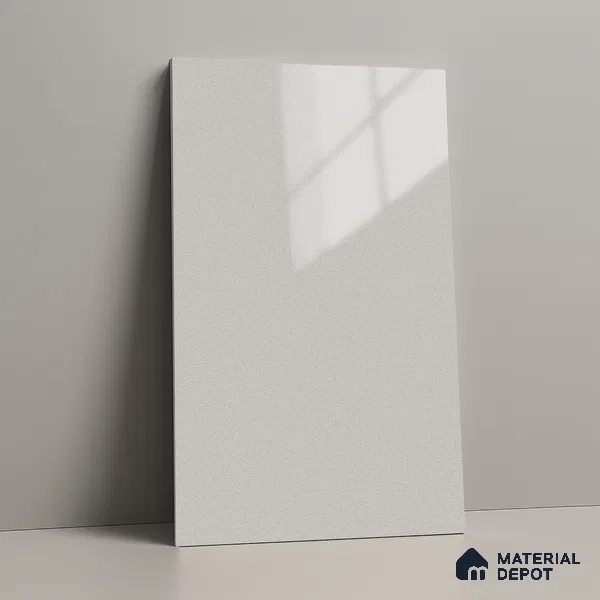 LM 21596 Master White 8ft x 4ft High Gloss Finish Decorative Laminate - 1 mm | Suitable for Living Room, Kitchen, Office