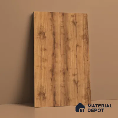 Wooden Look LM 21599 Natural Teak 8ft x 4ft Matte Finish Decorative Laminate - 1 mm | Suitable for TV Unit, Wardrobe, Kitchen Cabinets