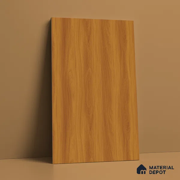 Wooden Look LM 21608 Toasted Hazelnut 8ft x 4ft Suede Finish Decorative Laminate - 1 mm | Suitable for TV Unit, Wardrobe, Kitchen Cabinets