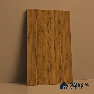 Wooden Look LM 21613 Tangerine Maple 8ft x 4ft Suede Finish Decorative Laminate - 1 mm | Suitable for TV Unit, Wardrobe, Kitchen Cabinets